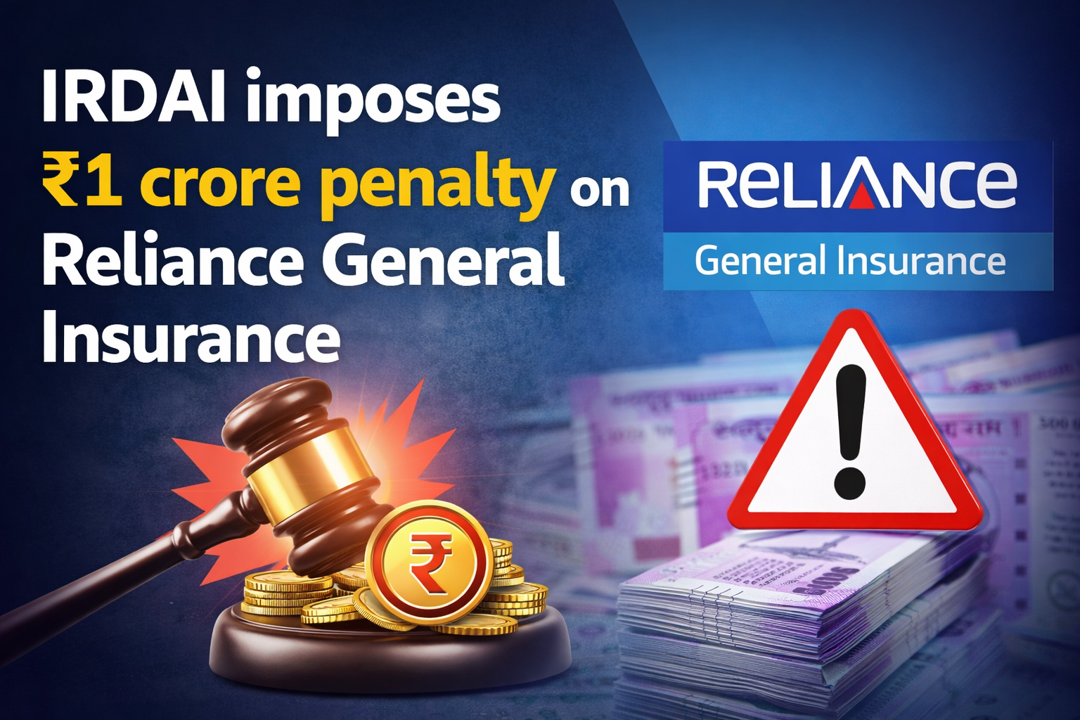 IRDAI imposes ₹1 crore penalty on Reliance General Insurance