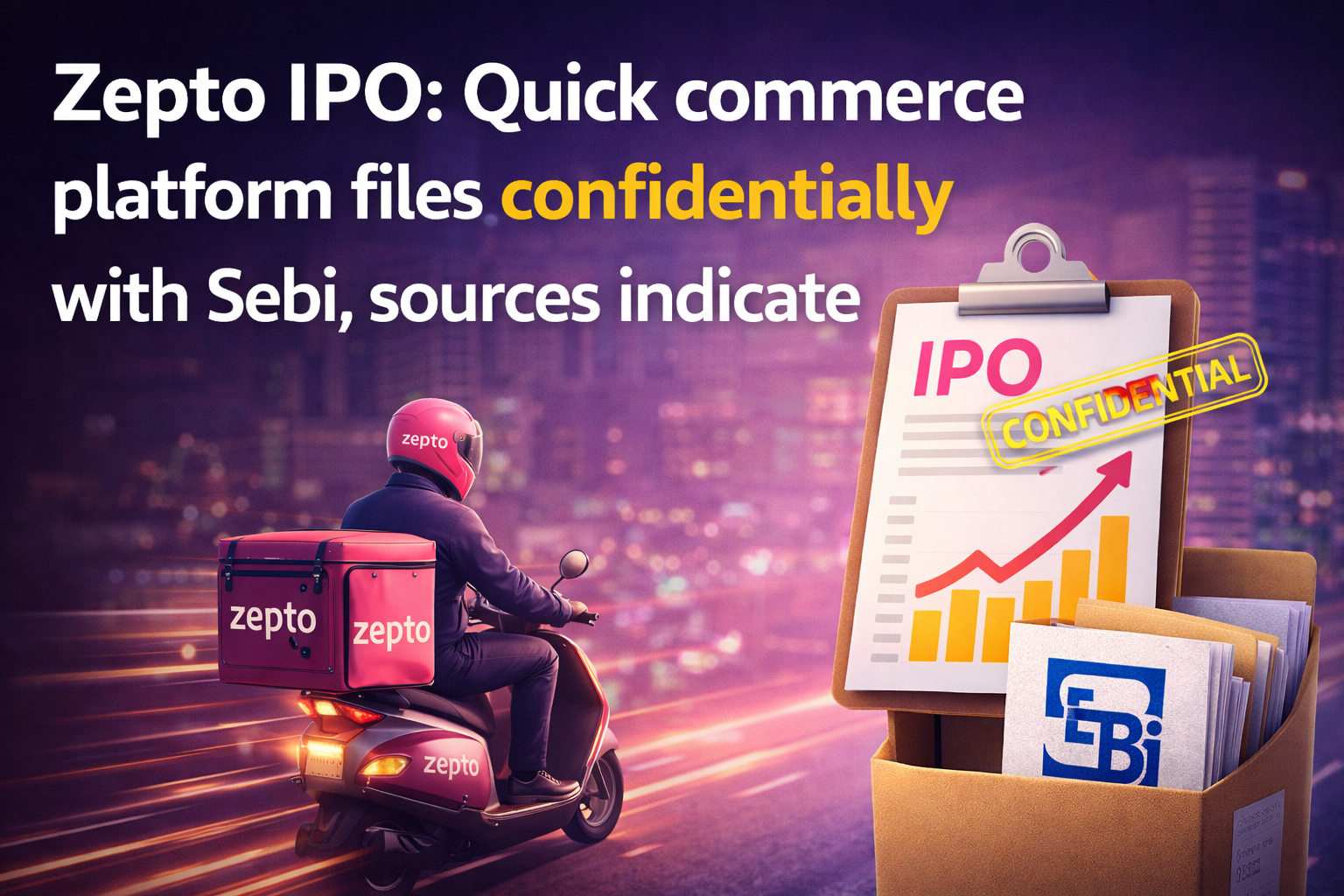 Zepto IPO: Quick commerce platform files confidentially with Sebi, sources indicate