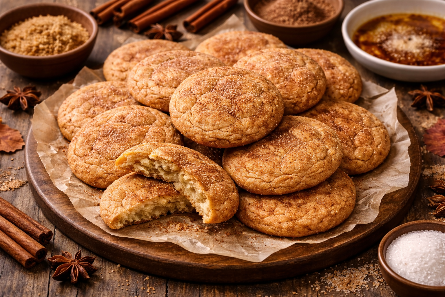 Brown Butter Snickerdoodles