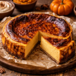 Pumpkin Basque Cheesecake