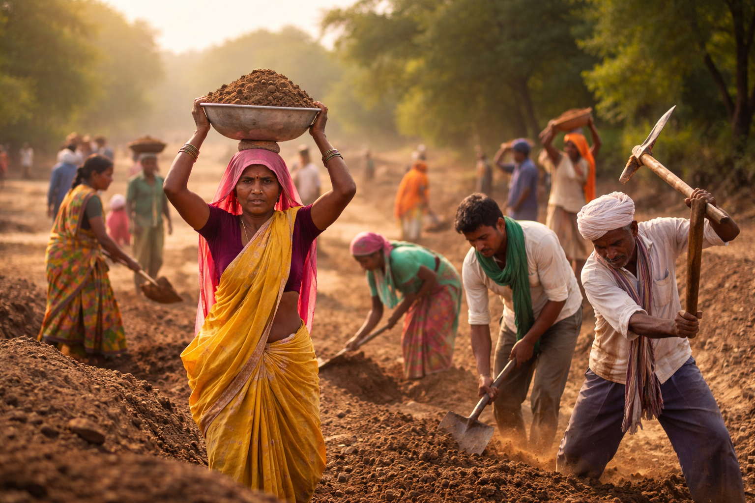 How can I view and download the NREGA job card list?