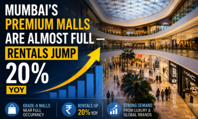 Mumbai’s Premium Malls Are Almost Full Rentals Jump 20%