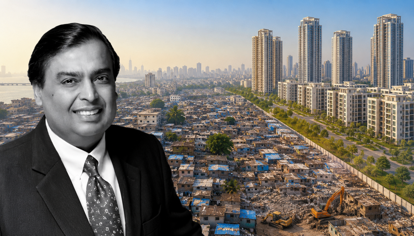 Reliance Wins 101-Acre Mumbai Slum Redevelopment Project
